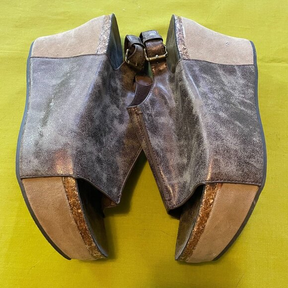 Pierre Dumas Hester-14 Bronze Women's Platform Wedge Open Toe Sandals Size 9 - Picture 7 of 13